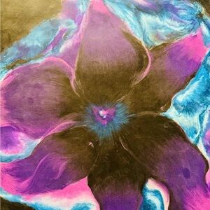 Vibrant Abstract Floral Art Print